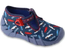 kapcie-dzieciece-befado-110p503-chlopiece-domowe-do-przedszkola-zapinki