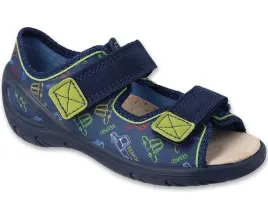 kapcie-dzieciece-befado-063p016-sandalki-chlopiece-na-rzepy