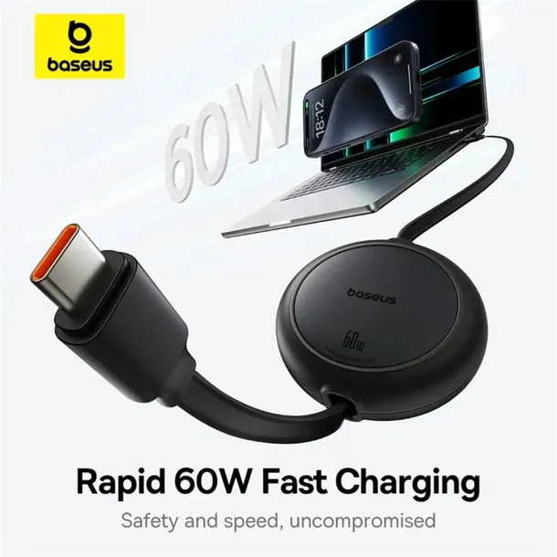 baseus-kabel-free2pull-mini-charging-cable-usb-c-to-usb-c-60w-1m-cluster-cz-stan-nowy-kolor-czarny