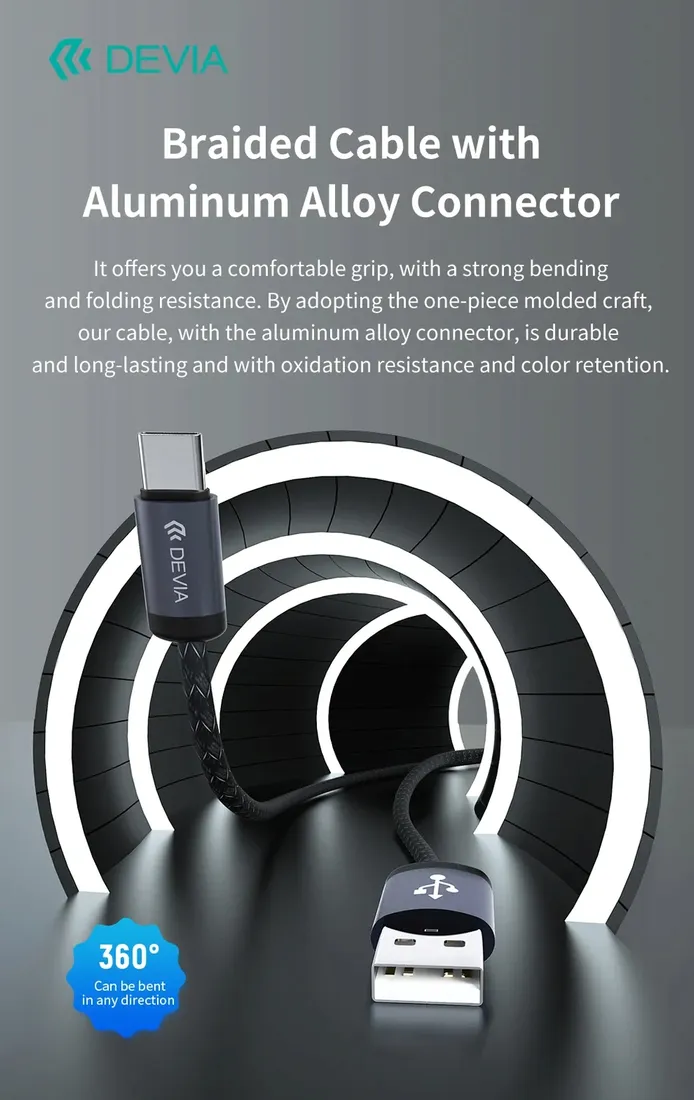 devia-kabel-gracious-ec649-usb-usb-c-10-m-2a-czarny