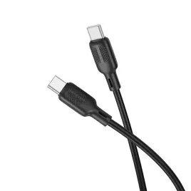 borofone-kabel-bx113-lenny-typ-c-na-typ-c-pd-60w-3a-1-metr-czarny