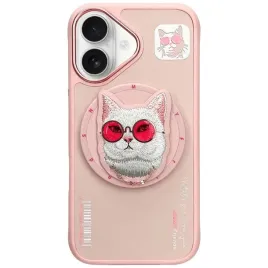 etui-nimmy-glasses-cool-cat-magsafe-do-iphone-16-rozowy