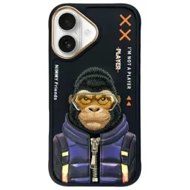 nimmy-etui-iphone-16-6-1-czarny-black-coolandcute-2-0-monkey