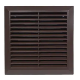 kratka-wentylacyjna-z-siatka-brazowa-200x200-z-wyjsciem-fi-150-t27br