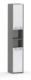 slupek-lazienkowy-luna-30-cm-2d-szary-biale-fronty-matowe-nowoczesny-modny