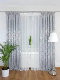 zaslony-gotowe-na-tasmie-komplet-dekoracyjny-2x-szare-do-salonu-145-250cm