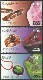 indonezja-2001-mnh-xf-sc1970-1972-bizuteria-kamienie-szlachetne