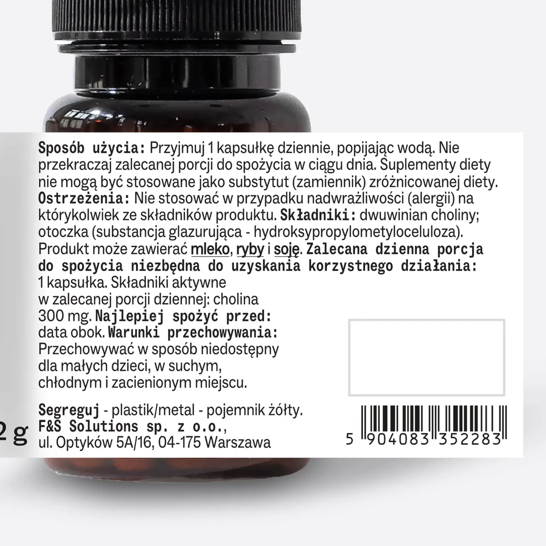 sundose-cholina-30-kapsulek-marka-sundose