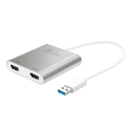 j5create-jua365-zewnetrzna-karta-graficzna-usb-3840-x-2160-px-srebrny
