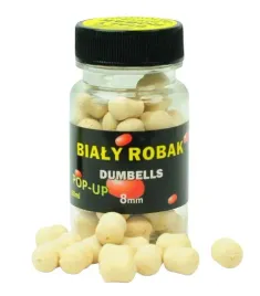 bialy-robak-pop-up-mckarp-dumbells-przyneta-8mm