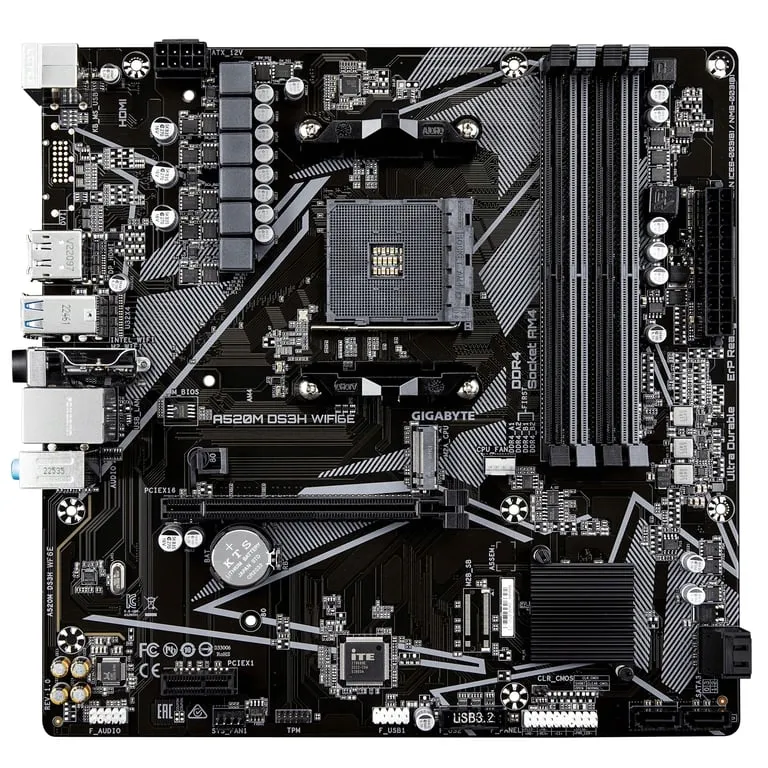 gigabyte-a520m-ds3h-wifi6e-amd-a520-socket-am4-micro-atx