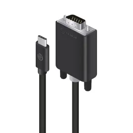 alogic-elucvg-02rblk-adapter-kablowy-2-m-usb-type-c-vga-d-sub-czarny