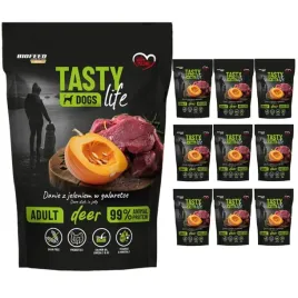 biofeed-tasty-dog-adult-jelen-90percent-miesa-10x500g