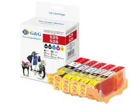 gandg-14789-naboj-z-tuszem-5-szt-zamiennik-czarny-cyjan-purpurowy-zolt