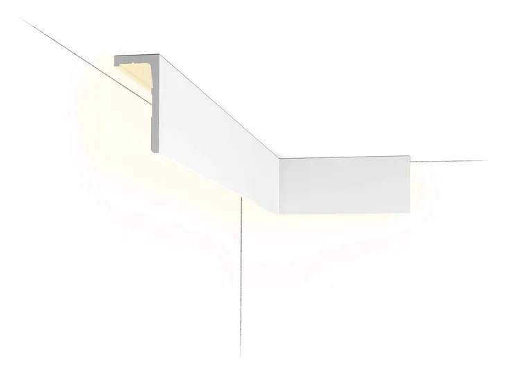 Listwa karniszowa Orac Decor CX215-2600 LED 9,5cm Biała