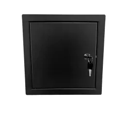 drzwiczki-rewizyjne-20x20-metalowe-czarne-na-klucz-rewizja-na-zamek