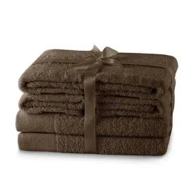 ameliahome-komplet-recznikow-bawelnianych-amari-2-70x140-4-50x100-brazowy