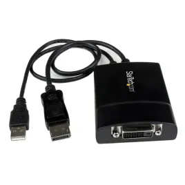 startech-dp2dvid2-adapter-kablowy-037-m-displayport-dvi-d-czarny