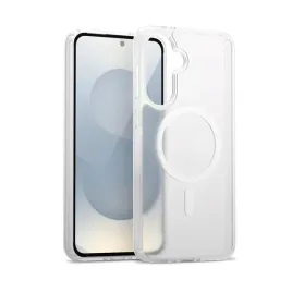 crong-hybrid-matte-magnetic-etui-magsafe-samsung-galaxy-s25-bialy