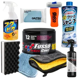 zestaw-dla-samochodziarza-detailing-soft99-wosk-szampon-glinka-prezent