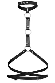 szelki-skorzane-uprzaz-damska-czarna-harness