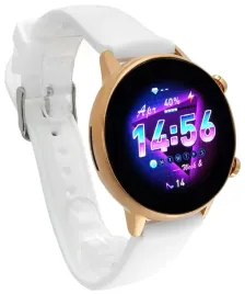 hagen-smartwatch-hc52-rozowe-zloto-z-bialym-paskiem
