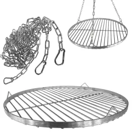 ruszt-do-grilla-ogniska-nierdzewny-80-cm-wiszacy-na-trojnog-z-lancuchem