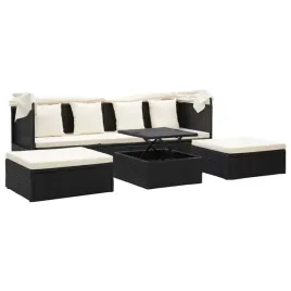 vidaxl-lezanka-ogrodowa-z-daszkiem-czarna-rattan-pe