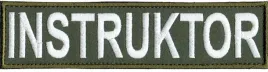 instruktor-naszywka-20x5cm-olive-haft-bialy-rzep
