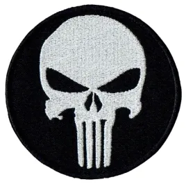 punisher-czarna-naszywka-90mm-rzep