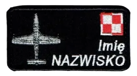 pilot-iskra-imiennik-nazwisko-ksywa-name-patch-czarna-naszywka-rzep