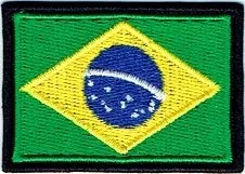 Flaga Brazylii BRAZYLIA naszywka na rzep