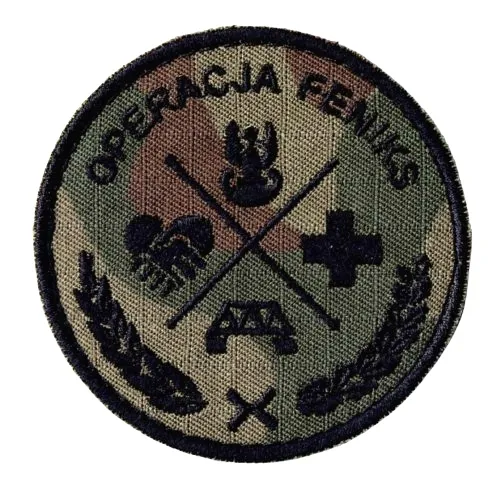 OPERACJA FENIKS oznaka naszywka WOT polowa US-22 rzep