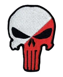 punisher-naszywka-bialo-czerwona-kontur-czarny-haft-rzep