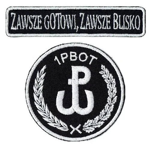 1PBOT obrona terytorialna oznaka rozpoznawcza WOT naszywka wyjściowa