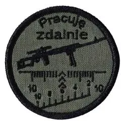 pracuje-zdalnie-olive-naszywka-6cm-rzep