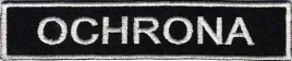 ochrona-naszywka-na-piers-rzep-napis-haft-bialy