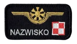 pilot-mechanik-name-patch-nazwisko-imiennik-ksywka-czarna-naszywka-rzep