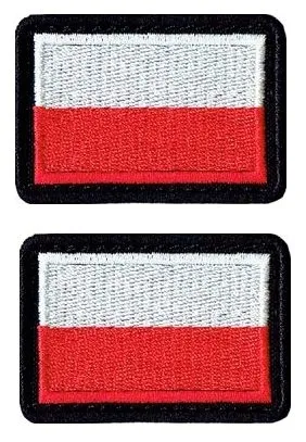 Flaga Polski na mundur wojskowy US-22/23 PSP SG wzór 814A/MON naszywka rzep