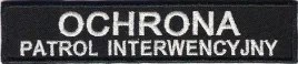 ochrona-patrol-interwencyjny-naszywka-na-piers-rzep-napis-haft-bialy