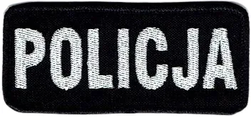 POLICJA 9x4 cm NASZYWKA 773R