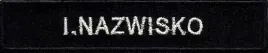 policja-imiennik-nazwisko-czarna-naszywka-na-rzep