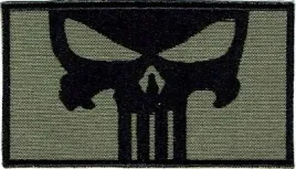 punisher-naszywka-olive-9x5cm-haft-czarny-rzep