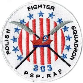 polish-fighter-squadron-dywizjon-303-psp-raf-naszywka-100-mm-biala-rzep