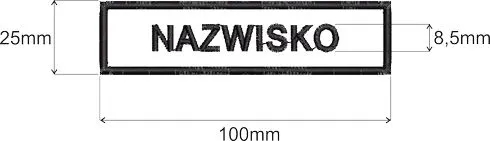 name-patch-nazwisko-flecktarn-naszywka-449r