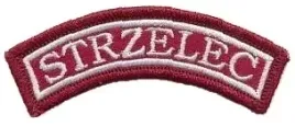 strzelec-luczek-bordowy-naszywka-rzep