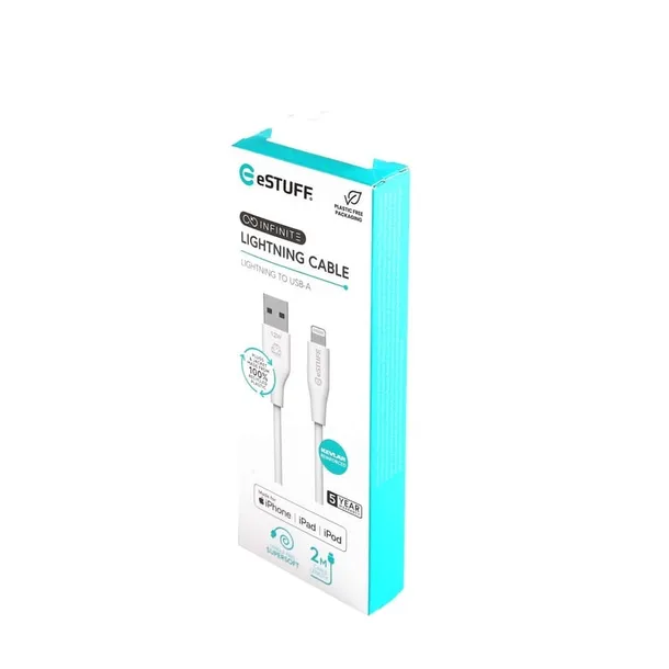 estuff-es601270-kabel-lightning-2-m-bialy