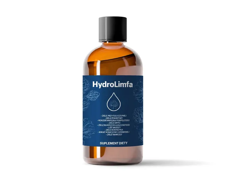 Płyn na Opuchliznę Nóg Ciała Obrzęk HydroLimfa EkoToTu 50ml i