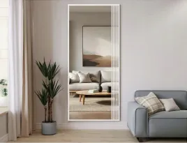 lustro-w-bialej-aluminiowej-ramie-loft-6a-150x60-lamele-bezkurzowe