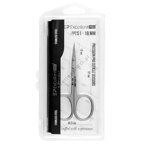 Excellent PRO Precision Pro Cuticle Scissors 19mm (PPCS1) nożyczki